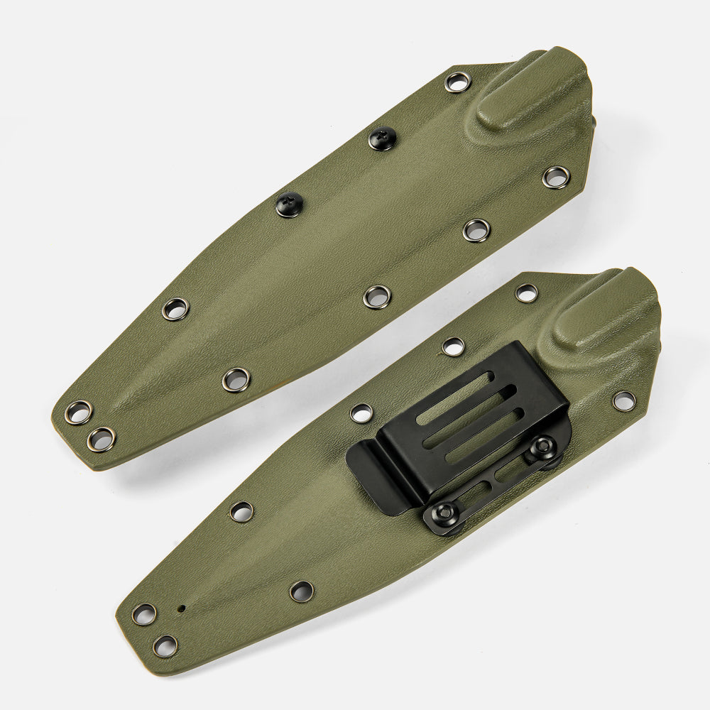 SHINK JCBS-01 Tactical Dagger Fixed Blade Knife | Mirror Polished 440B Stainless Steel, Aluminum Alloy Handle