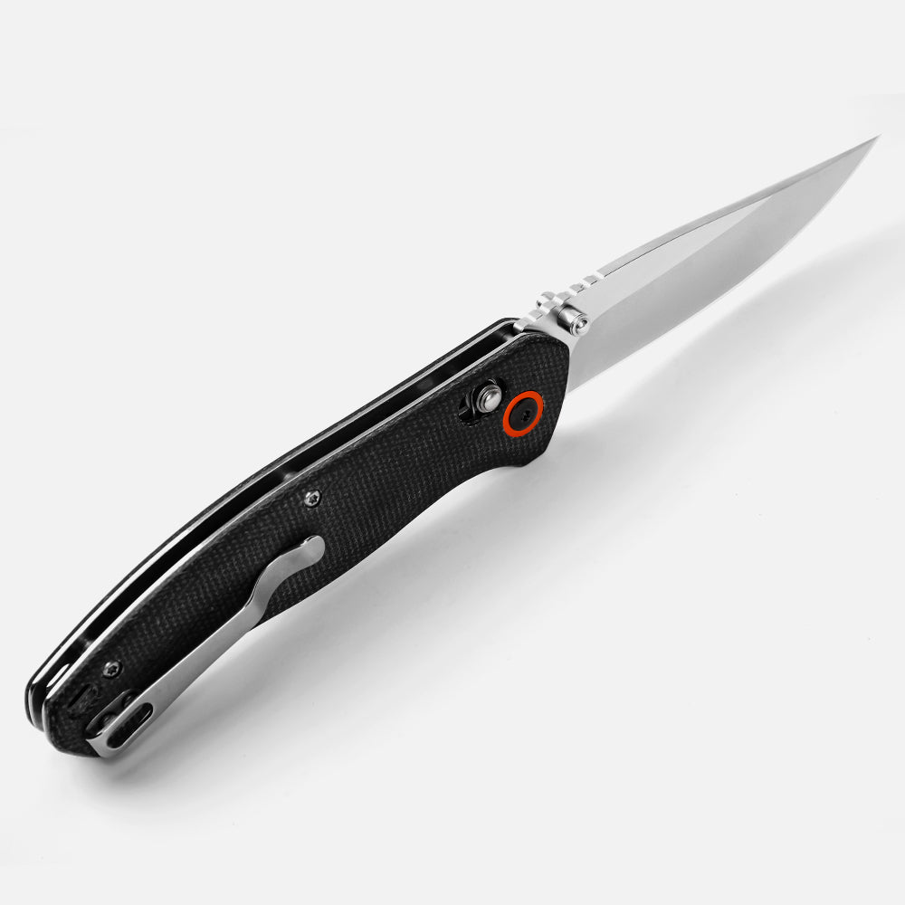 SHINK MKT-YR EDC Folding Knife | 440C Steel, Micarta Handle, Axis Lock