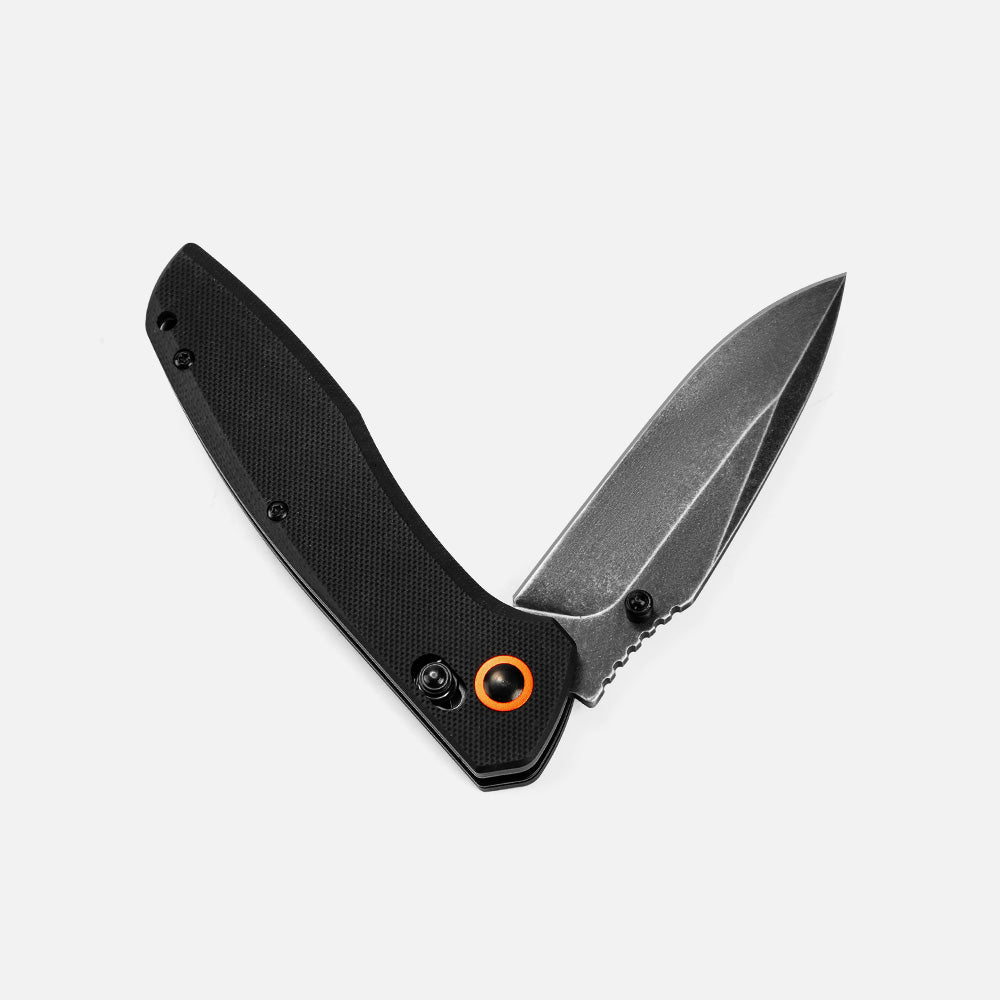 SHINK G10-SXH EDC Folding Knife | 440C Steel, G10 Handle, Axis Lock
